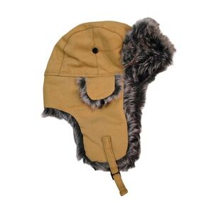 Clear Creek Faux Fur Trapper Hat Aviator Ear Flap Winter One Size